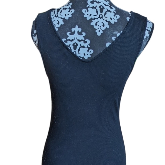 🌻2 for $20 | Derek Heart Ribbed Bodycon Style Dress with Button Detail - Picture 2 of 7